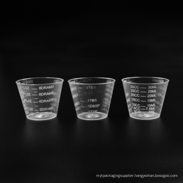 Plastic PS Transparent Measuring Cup